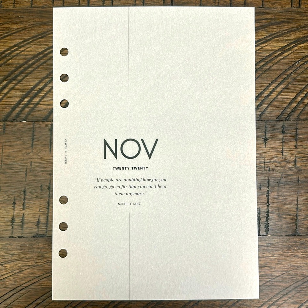Cloth & Paper Planner